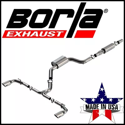 Borla S-Type Cat-Back Exhaust System Fits 2022-2024 Volkswagen GTI MK8 2.0L L4 • $1181.99