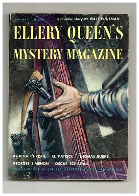 Ellery Queen's Mystery Magazine Vol. 23 #122 VG- 3.5 1954 Low Grade • $3