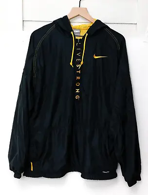 Men's Livestrong Nike Fit Dry Hoodie SZ L • $10