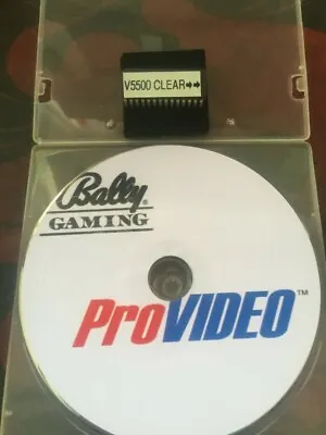 BALLY Pro Video Ram Clear V5500 Eprom/Chip Pro Series Manual/Instructions CD • $19.95