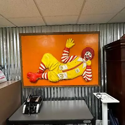 Pre-Owned Ronald McDonald's Wall Decor Panel Sign Vintage Statue • $10348.85