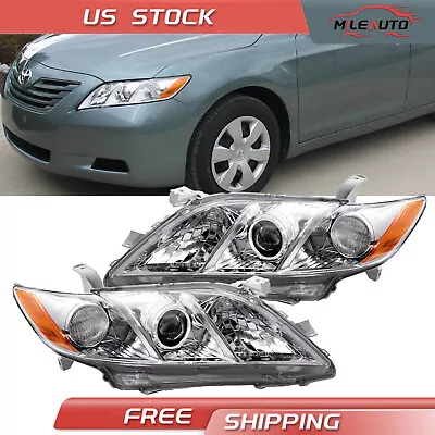Halogen Headlights Headlamps Projector Assembly For 2007 2008 2009 Toyota Camry • $70.99