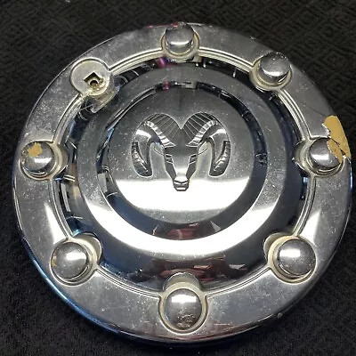 DAMAGED Dodge Ram DRW 52038270 OEM Wheel Center Hub Cap 8 Lug Rim Cover FRONT • $59.99