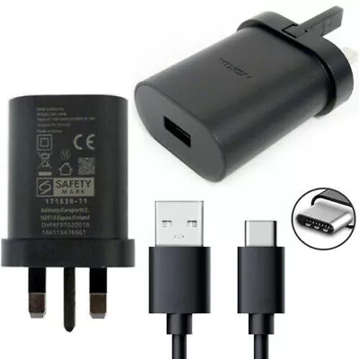 Fits Samsung Type C Mains Pink Charger For Samsung Galaxy Phones A20S A40s • £3.99