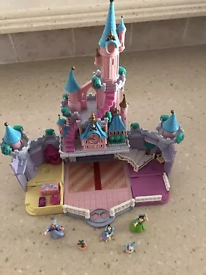 Bluebird Vintage Polly Pocket 1995 Disney Cinderella Enchanted Castle 5 Figures • $20.25