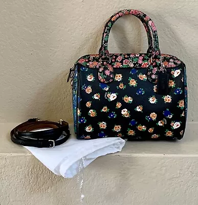 Coach Mini Bennett Satchel In Floral Mix Print Coated Canvas F57626 • $224.99