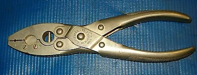 $29.95 • Buy Vintage SARGENT & CO Parallel Jaw Pliers Hole Punch Cutter USA