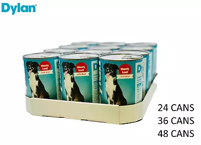 Dylan Meaty Loaf With Beef Tinned Dog Food Wet Working Dog Food 400g Cans • £24.98
