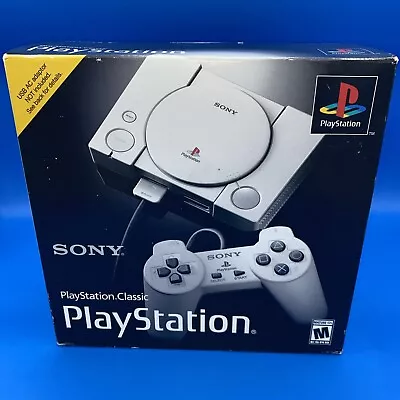 Sony PlayStation Classic Mini 2018 Edition Authentic Video Game Console PS1 • $75