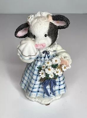 VTG Marys Moo Moos Milk Maid Of Honor #167509 Cow Figurine Enesco Decor Wedding • $10