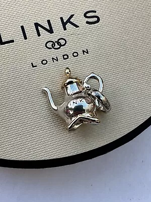 Links Of London Teapot Charm Sterling Silver BNIB RRP £60 • £21.67