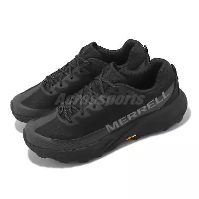 Merrell Agility Peak 5 Vibram Black Men Trail Hiking Outdoors Shoes J068045 • $139.24