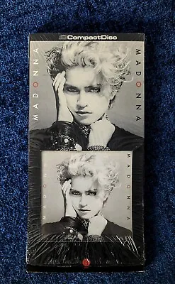Madonna Self Titled Long Box Cd Version 2 Rare Die Cut Longbox • $1225