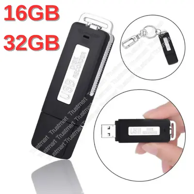 Mini USB Voice Activated Bug Digital Sound Audio Recorder Dictaphone MP3 Player • $16.87