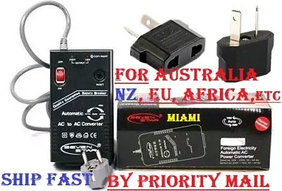 FOR AUSTRALIA NZ 200 Watt Voltage Converter Transformer 220v To 110v Step Down  • $16.98