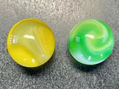 Vintage Marbles. AKRO Agate Lemonade /Limeade Mint Range. 5/8 +- • $9.99