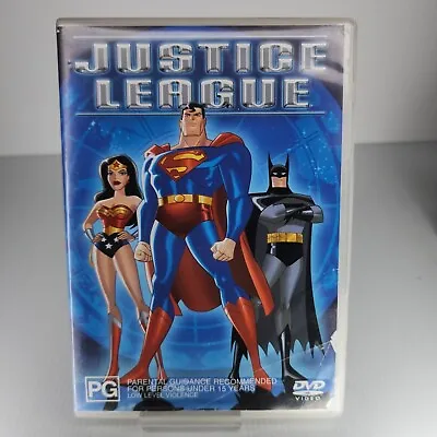 Justice League DVD 2002 Children Kids Animation Cartoon Superman Batman Wonder • $15