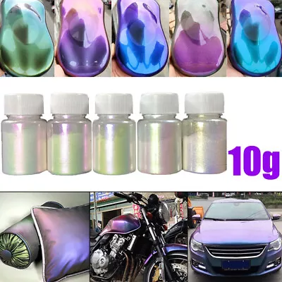 10g Auto Car Paint Pigment Chameleon Color Changing Pearl Powder Accessories • $9.58