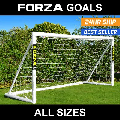 £297.99 • Buy FORZA Football Goals | PVC GARDEN GOALS | Steel42, Alu60 Goal Posts – Full Range
