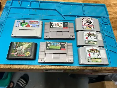 Sega / SNES / N64 Sports Game Lot Non Working For Parts Only • $24.99