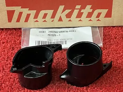 2xGenuine Makita Planer Dust Nozzle Adaptor KP0800 DKP180 BKP180 MT191 M1901 • £10.86