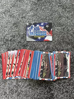 2001 Topps Enduring Freedom Singles COMPLETE YOUR SET #1-100 & Stickers • $1.99