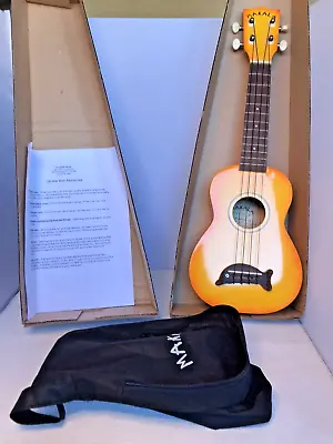 Kala MK-SD/ORBURST MaKala Dolphin Bridge Soprano Ukulele - Orange Burst -Unused • $44.99