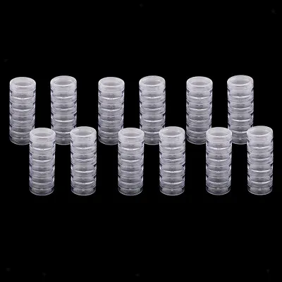 £26.12 • Buy 60x Clear Stacking Bead Containers Clear Screw Top Make Up Storage Organizer Box