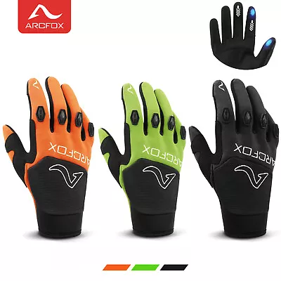 ARCFOX Motorcycle Full Finger Gloves Riding Motorcross Dirt Bike Racing Summer • $11.49