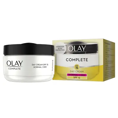 Olay Complete Care 3 In1 Day Cream SPF15 50ml Original New • £12.49