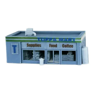 Outland Models Railway Scenery Convenience Store & Accessories 1:160 N Scale • $13.99