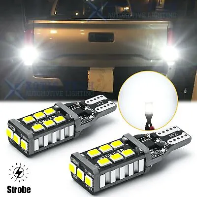 Strobe Flashing 921 LED Backup Reverse Light Bulbs For Chevy Silverado 2014-2020 • $13.98