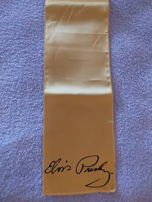 Elvis Presley Signature Gold Scarf Concert Style New • $20