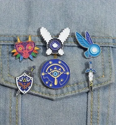 The Legend Of Zelda Pin Badge - Navi - Majora's Mask - Tears Of The Kingdom • £3.20