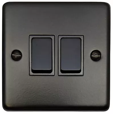 £18.45 • Buy G&H Matt Black Light Switches, Plug Sockets, Toggle & Dimmer Switches