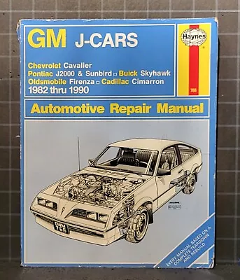 Haynes General Motors J-Cars Owners Workshop Manuals No. 766 : 1982-1989   B29 • $6