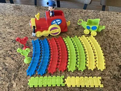 Mickey Mouse Clubhouse 2008 Magic Choo Choo Talking Train Set *works*complete • $45