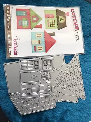 Cottage Cutz Die  - Build A House Set - 2 Dies. • £13