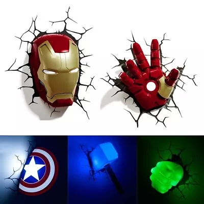 Marvel 3D LED Wall Lamps • $97.86