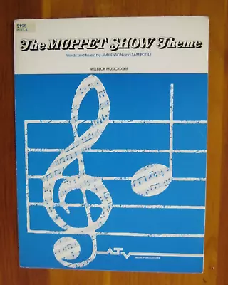 The Muppet Show Theme Henson/Pottle 1978 Sheet Music • $4.49