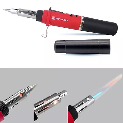 Berkling BSG-568 3-in-1 Butane Self-Ignite Soldering Iron Mini Torch Heat Gun • $35.72