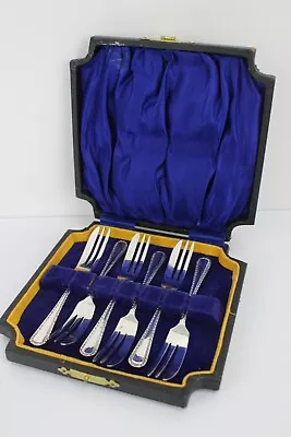 Vintage EPNS A1 Silverplate Set Of 6 Cake Forks • $24