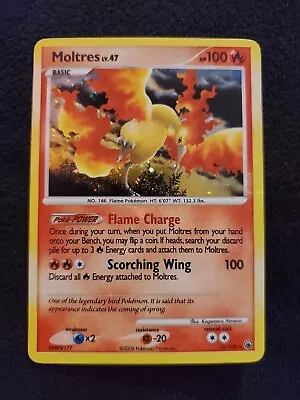 Pokemon Majestic Dawn Moltres Holographic Card Ungraded Near-Mint • $12