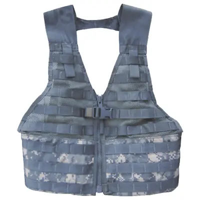 US Military ACU FLC Fighting Load Carrier LBV Tactical Vest Digital Camo MOLLE • $14.90