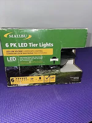 Malibu LED Landscape Lighting Six Pk Low Energy Consumption W/Cable ￼& Transform • $60