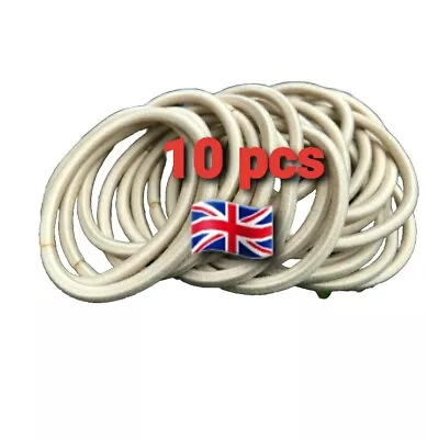 THICK Blond Hair Bands Elastics Bobbles Girls Kids School Ponies Ties UK Quality • £2.69