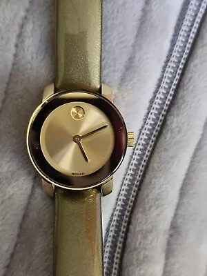 Movado BOLD Mb.01.3.34.6117 Ladies Watch Leaher Band • $55