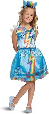 Rainbow Dash Classic My Little Pony 2020 Fancy Dress Up Halloween Child Costume • $40.85