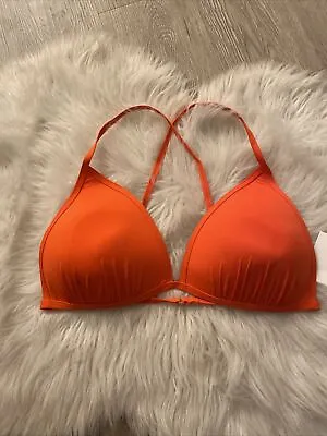 Vicious Young Babes - VYB Women's Twisted Swim Bralette Size XL Orange $65 • $12