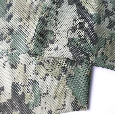 230 GSM Mexican Camouflage Thicked Mesh Bird Eyes Net Fabric DIY Accessories • $23.75